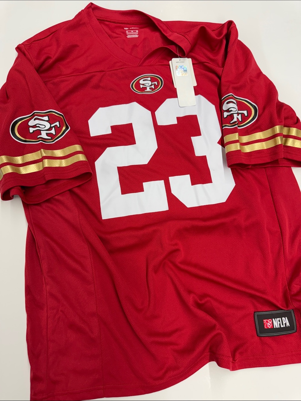 NEW San Francisco McCaffrey Football Jersey #23 XL